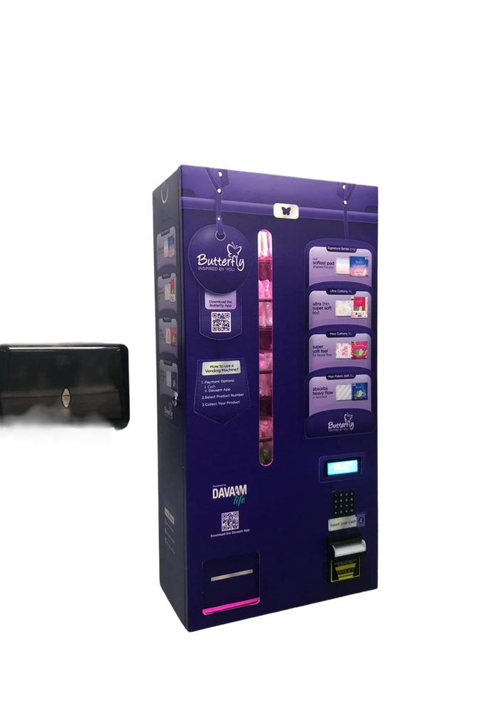 Davaam Butterfly sanitary napkin vending machine